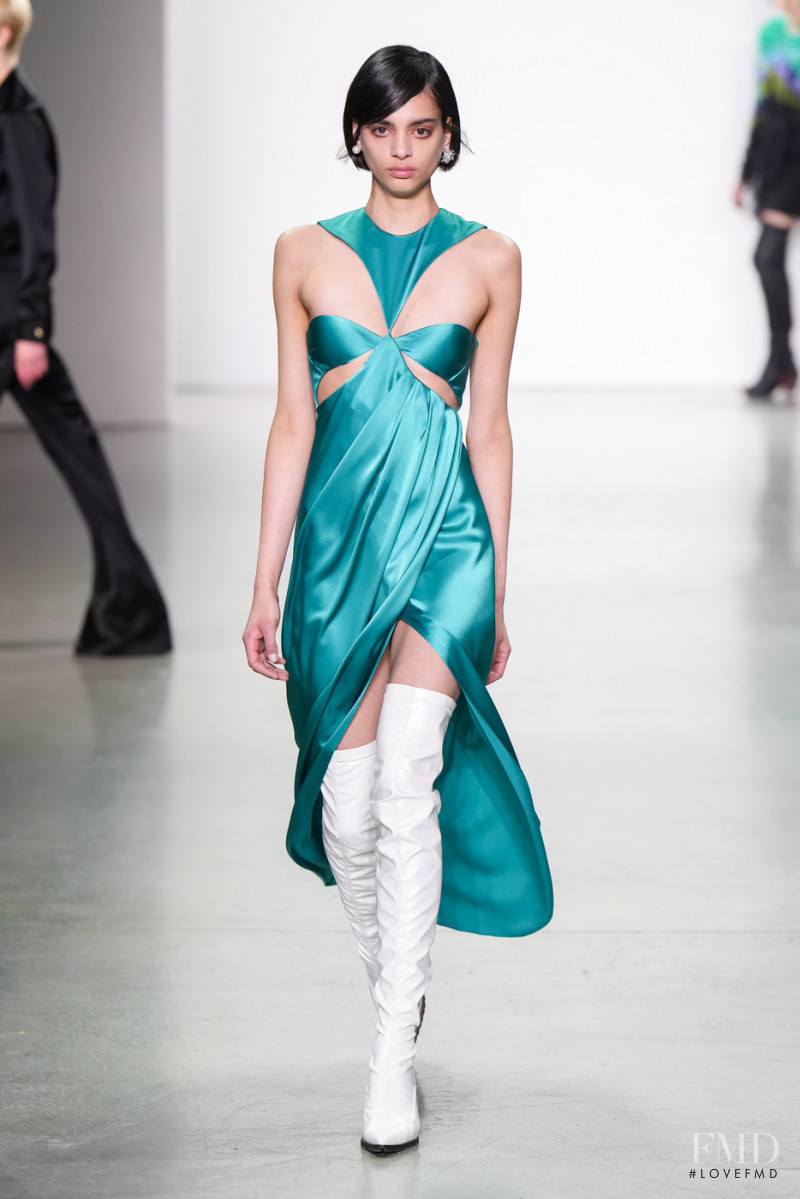 Paulina Pitsikalis featured in  the Prabal Gurung fashion show for Autumn/Winter 2022
