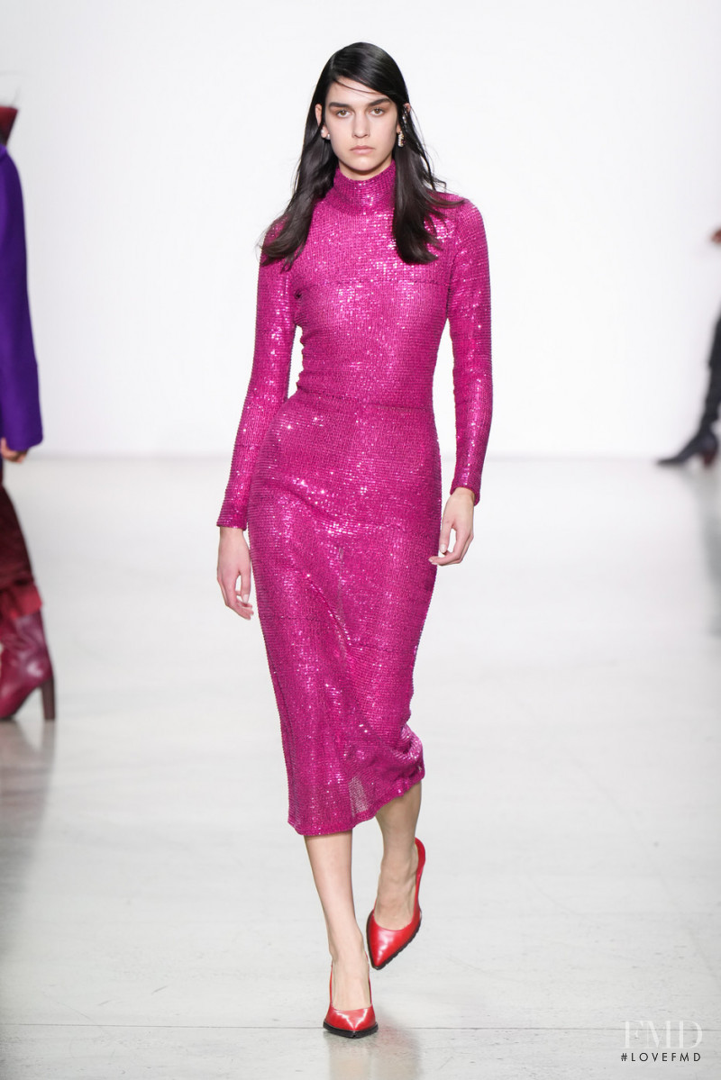 Eugenia Dubinova featured in  the Prabal Gurung fashion show for Autumn/Winter 2022