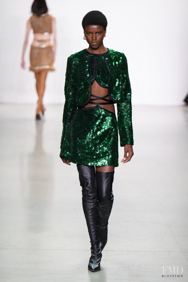 Yorgelis Marte featured in  the Prabal Gurung fashion show for Autumn/Winter 2022