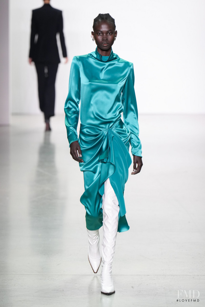 Mammina Aker featured in  the Prabal Gurung fashion show for Autumn/Winter 2022