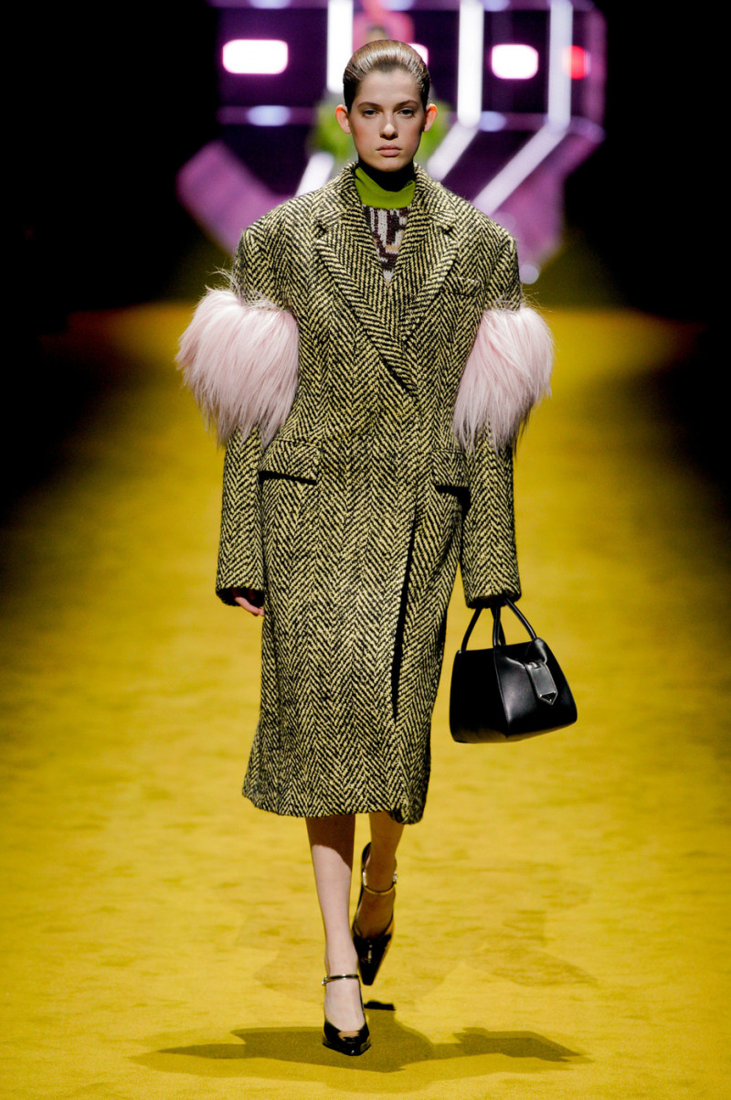 Kristy Ponomar featured in  the Prada fashion show for Autumn/Winter 2022