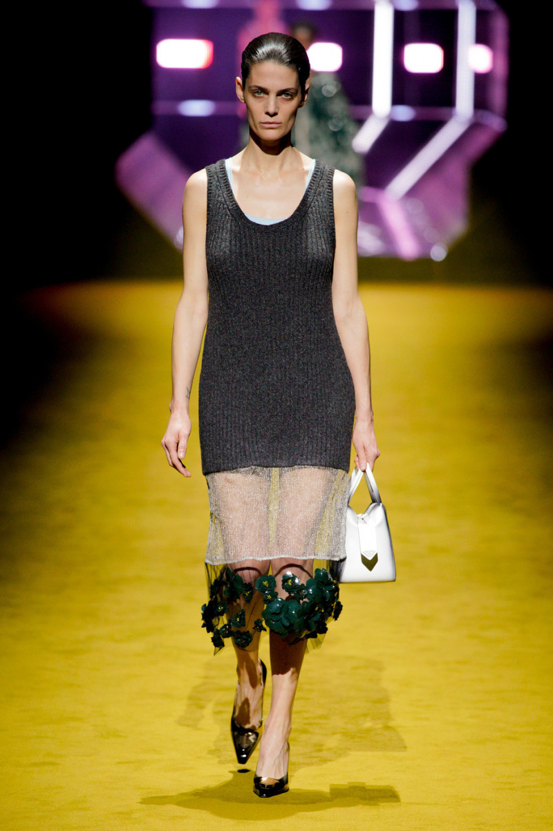 Marina Pérez featured in  the Prada fashion show for Autumn/Winter 2022