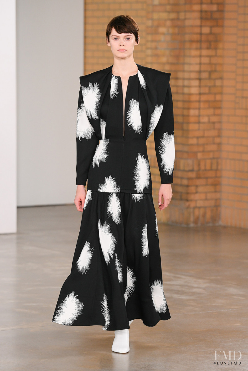 Cara Taylor featured in  the Proenza Schouler fashion show for Autumn/Winter 2022