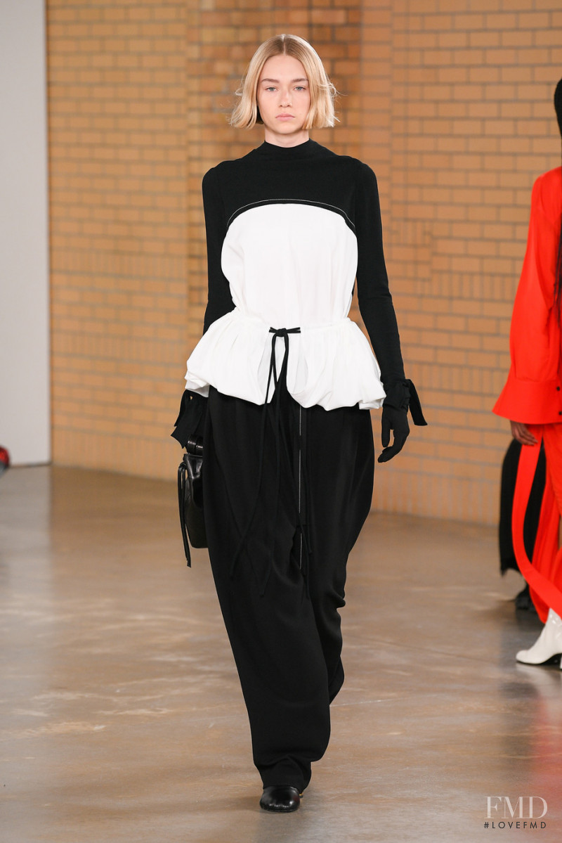 Ella Rattigan featured in  the Proenza Schouler fashion show for Autumn/Winter 2022
