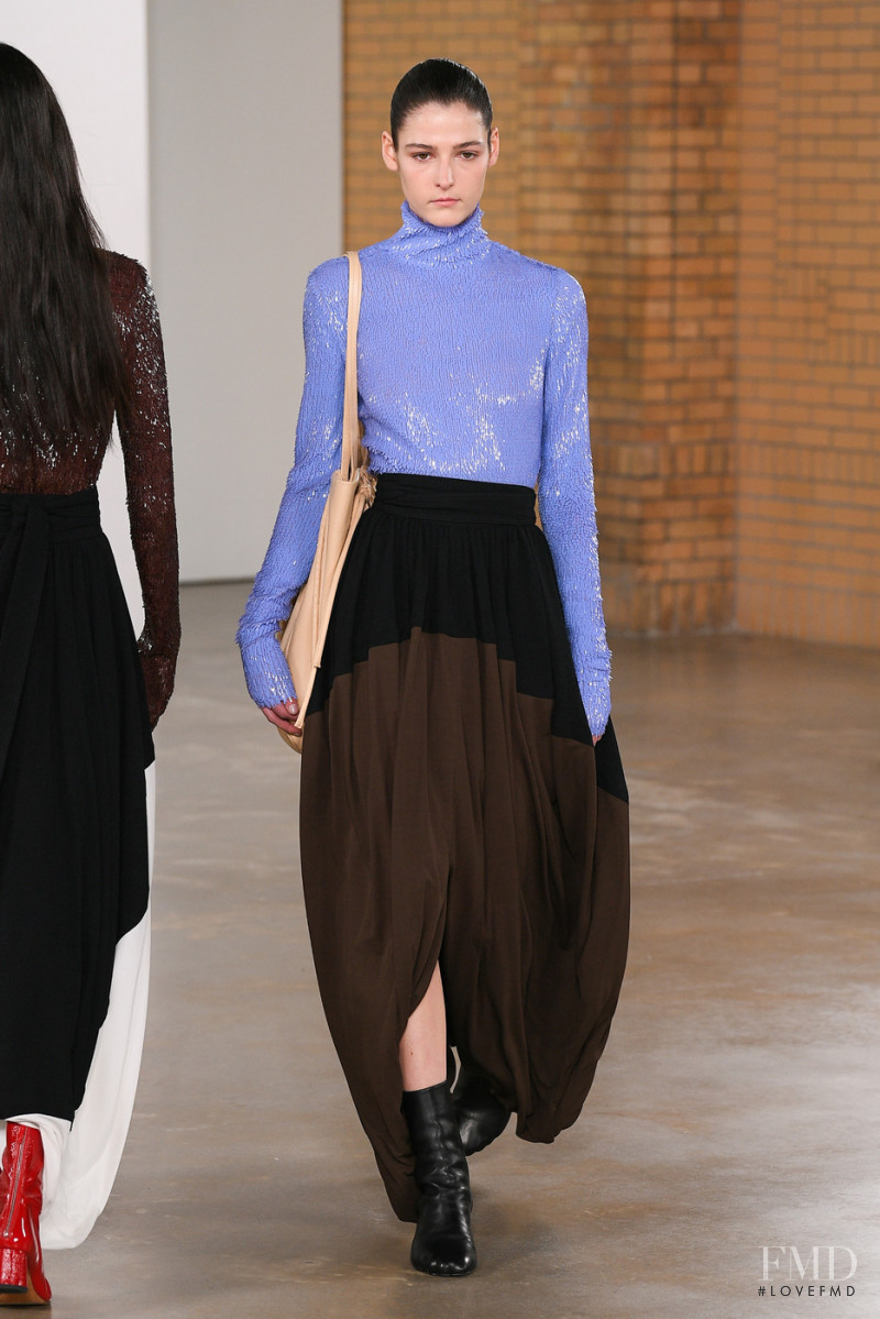 Effie Steinberg featured in  the Proenza Schouler fashion show for Autumn/Winter 2022