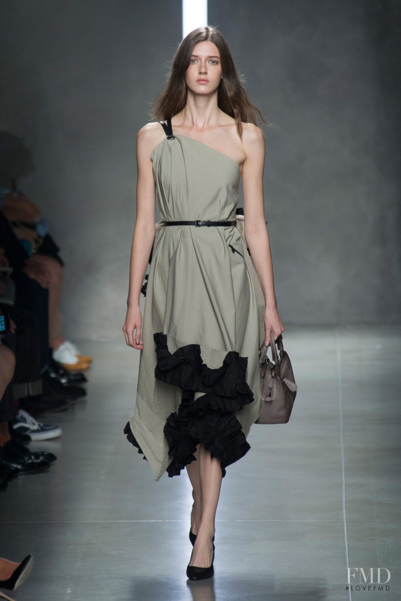 Josephine van Delden featured in  the Bottega Veneta fashion show for Spring/Summer 2014