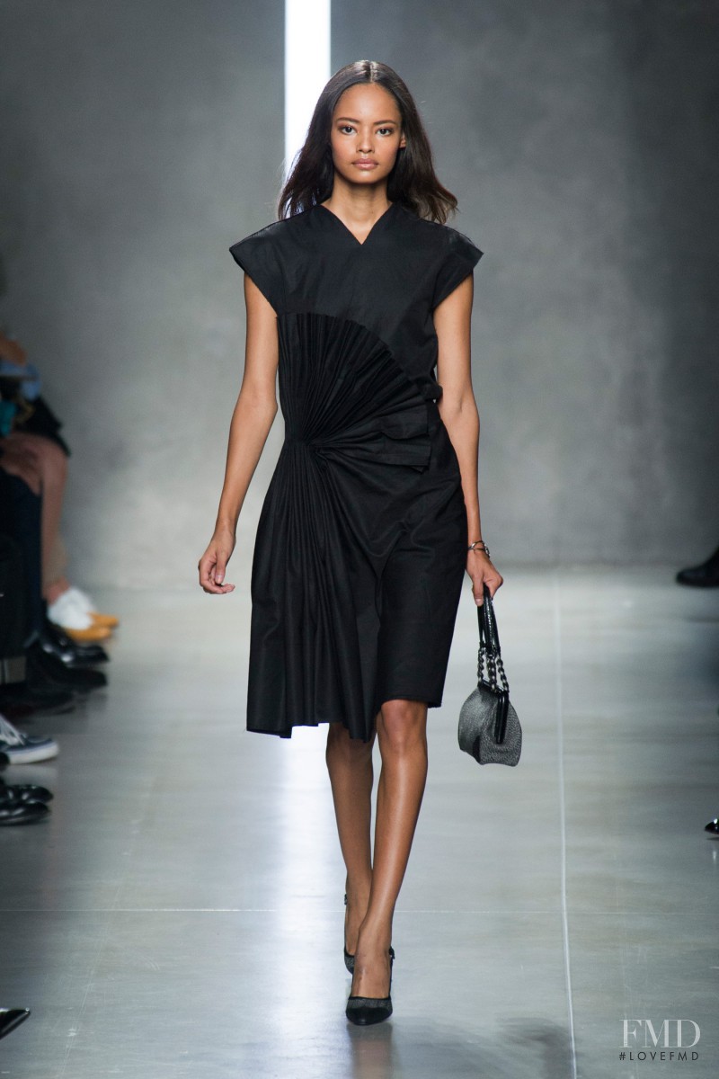 Malaika Firth featured in  the Bottega Veneta fashion show for Spring/Summer 2014