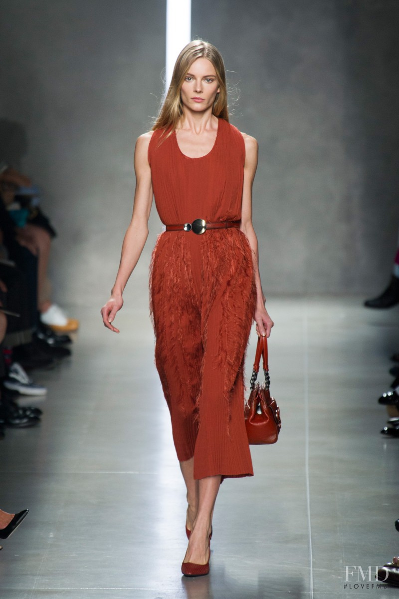 Ieva Laguna featured in  the Bottega Veneta fashion show for Spring/Summer 2014