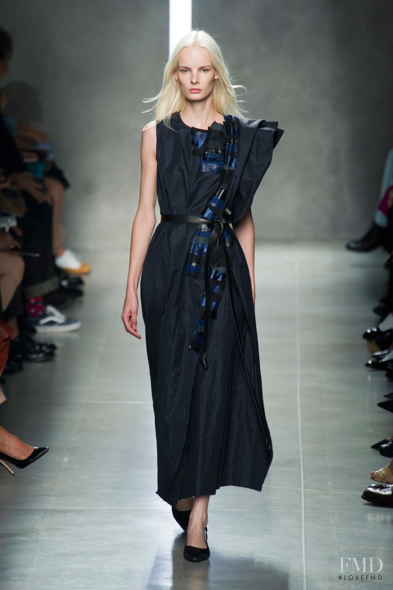 Irene Hiemstra featured in  the Bottega Veneta fashion show for Spring/Summer 2014