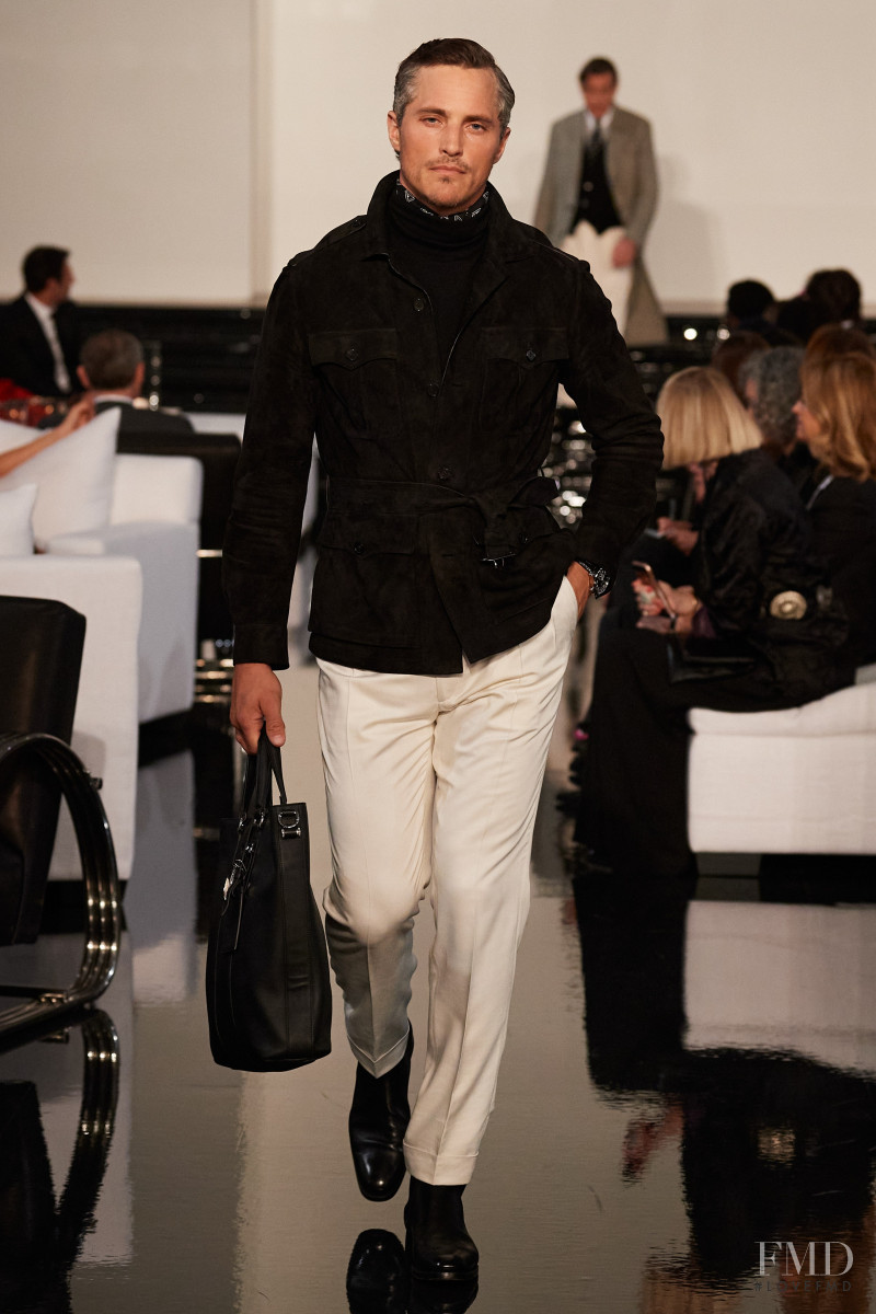 Ollie Edwards featured in  the Ralph Lauren fashion show for Autumn/Winter 2022