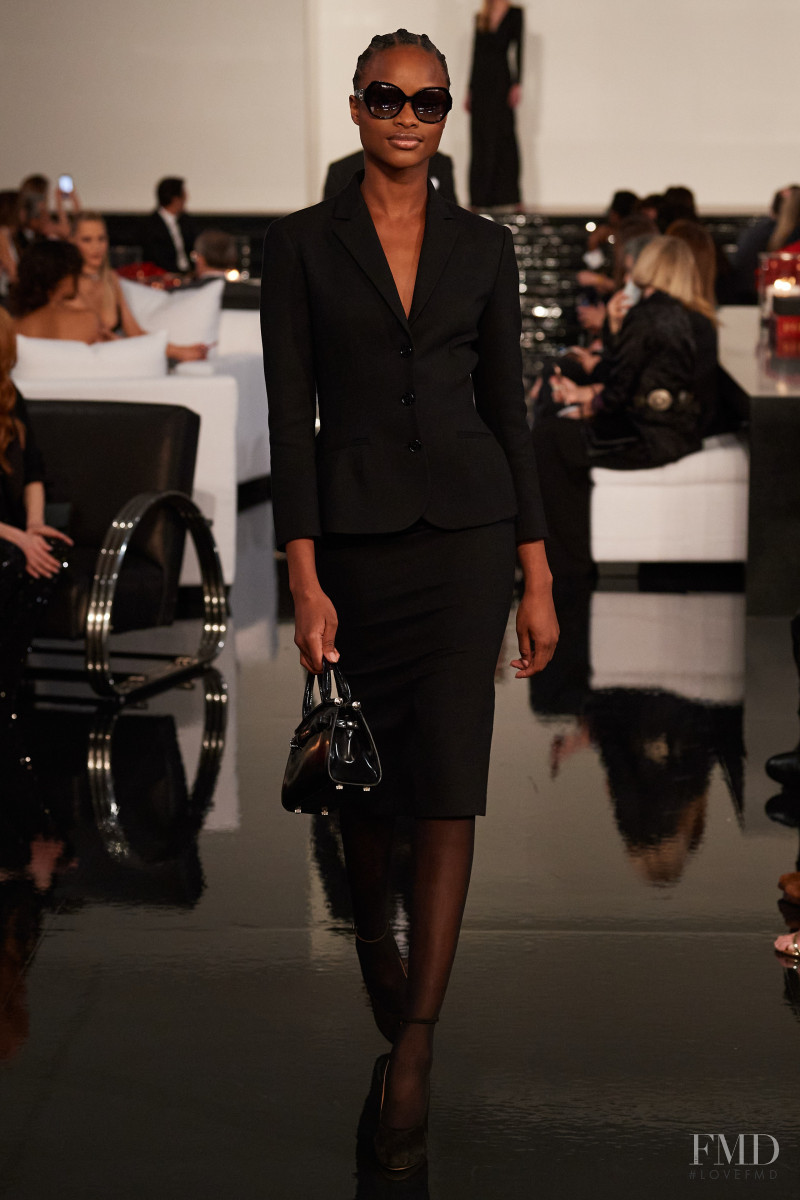 Mayowa Nicholas featured in  the Ralph Lauren fashion show for Autumn/Winter 2022