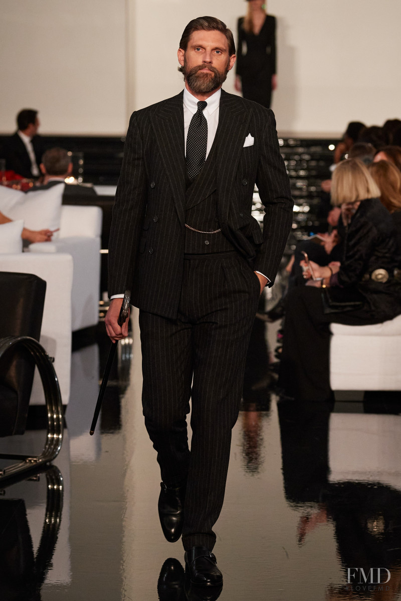 RJ Rogenski featured in  the Ralph Lauren fashion show for Autumn/Winter 2022