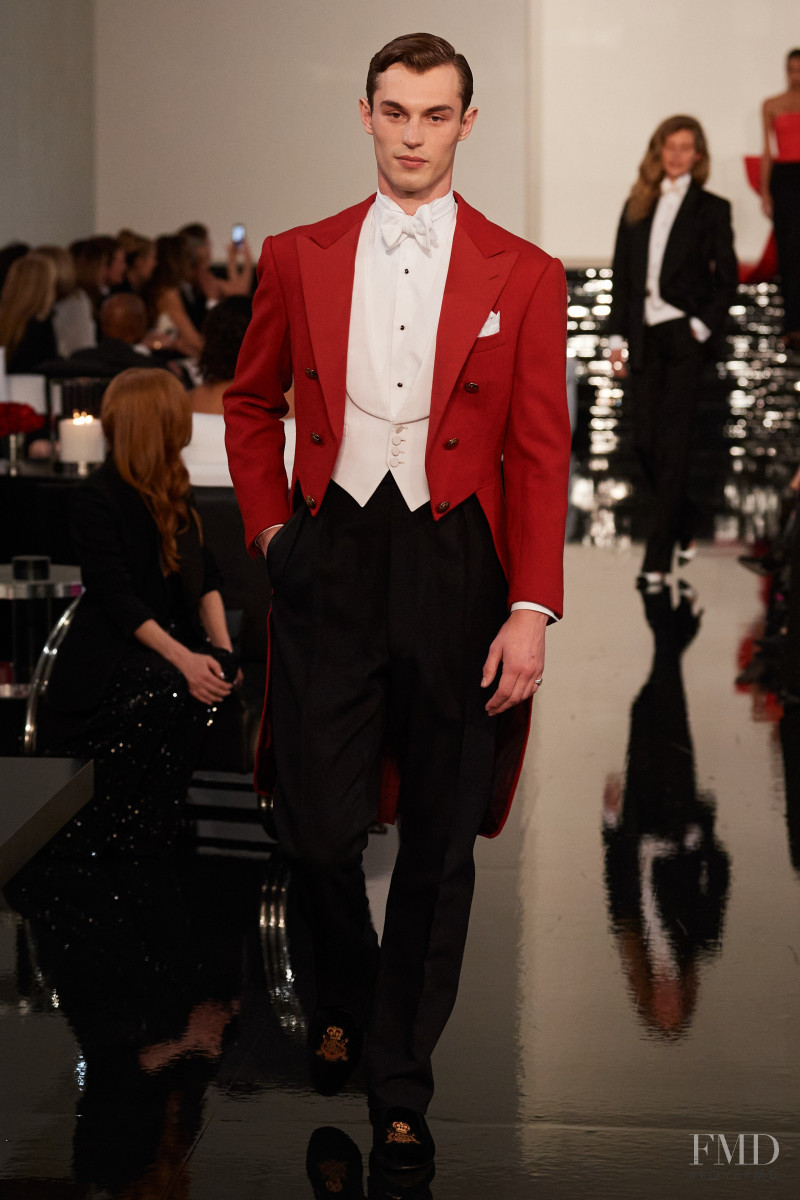 Kit Butler featured in  the Ralph Lauren fashion show for Autumn/Winter 2022