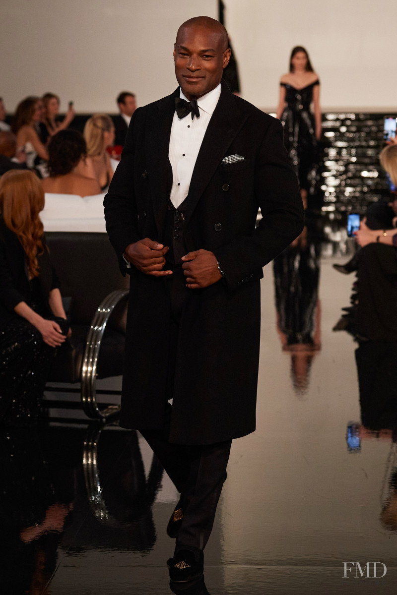 Tyson Beckford featured in  the Ralph Lauren fashion show for Autumn/Winter 2022