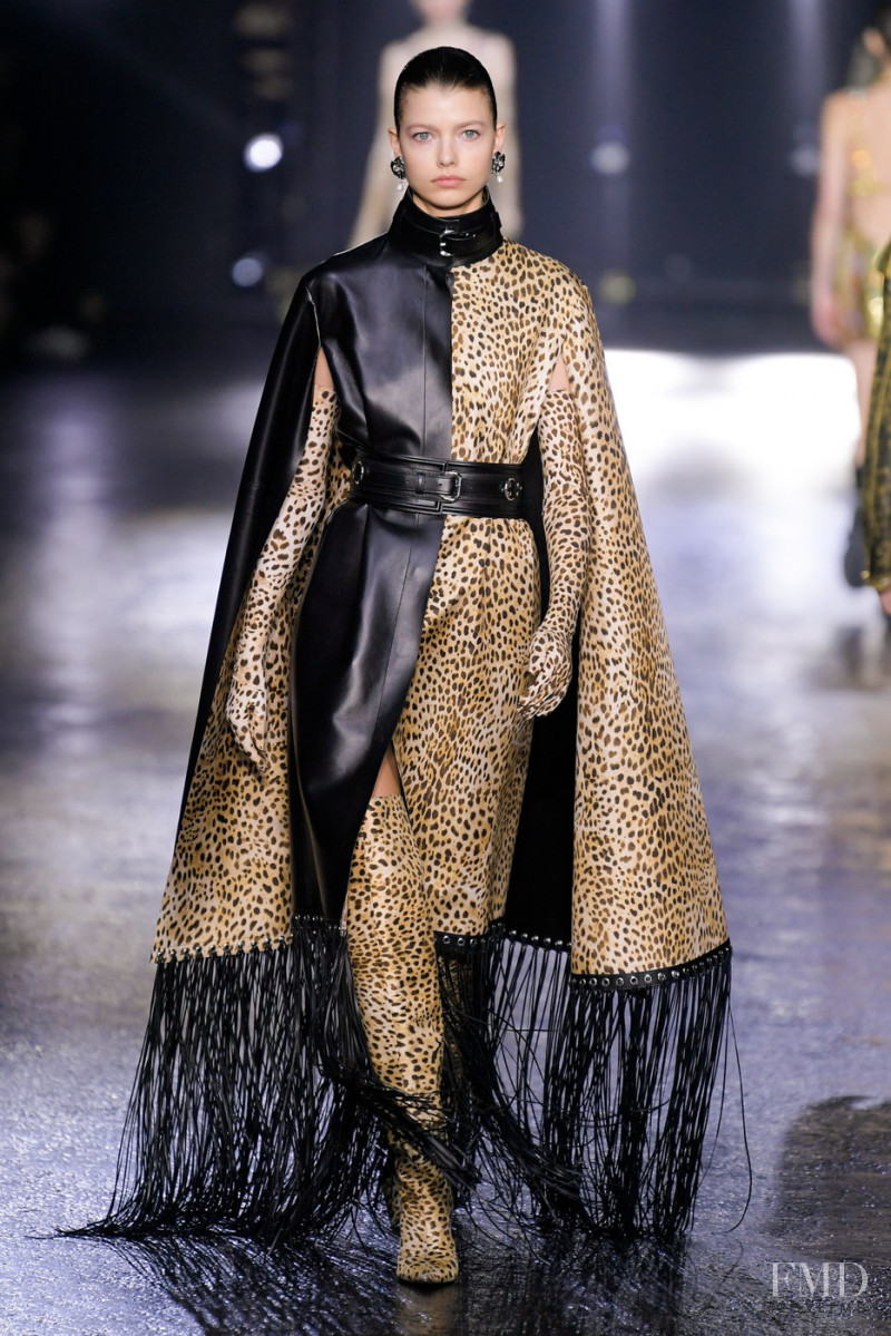 Mathilde Henning featured in  the Roberto Cavalli fashion show for Autumn/Winter 2022