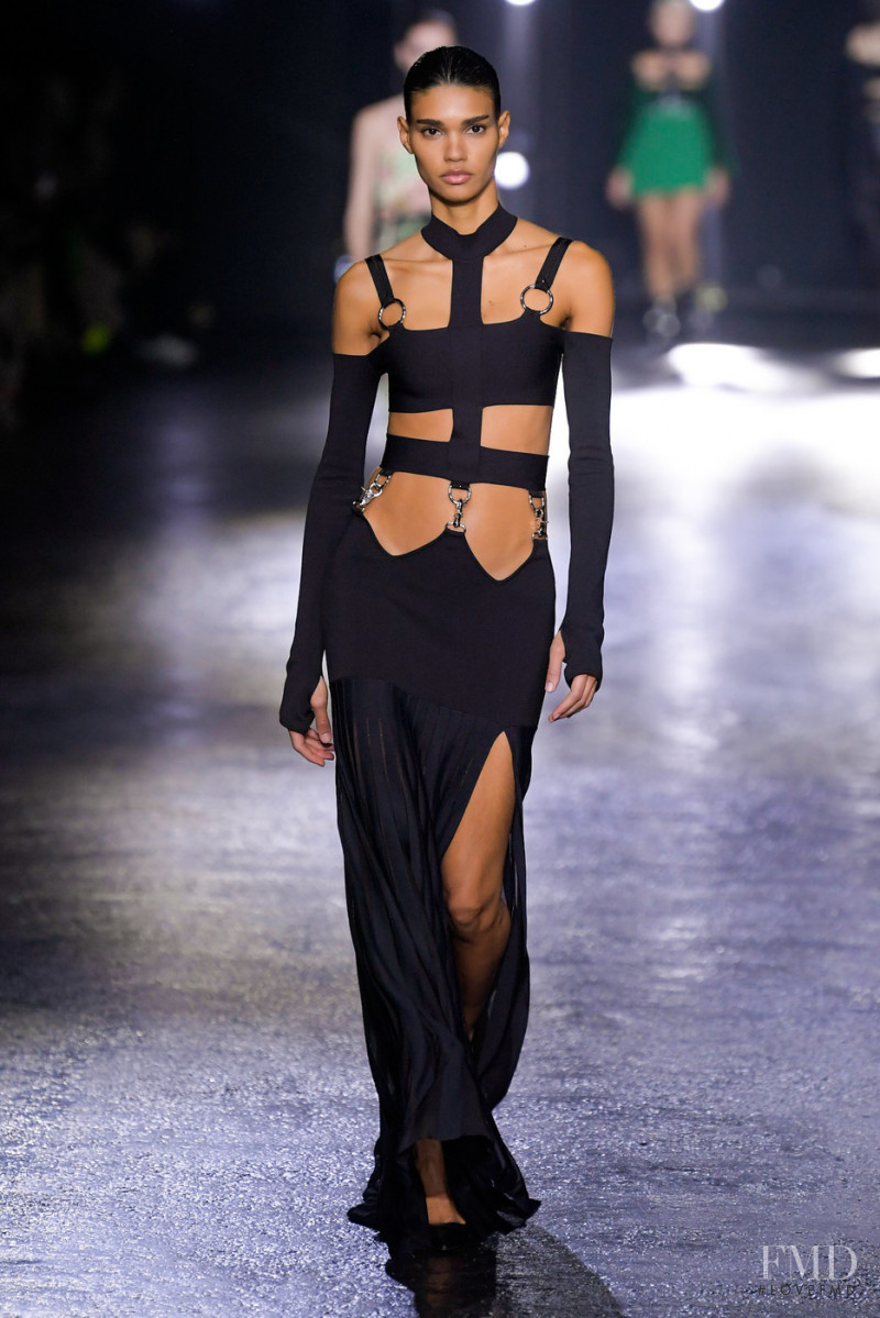 Barbara Valente featured in  the Roberto Cavalli fashion show for Autumn/Winter 2022