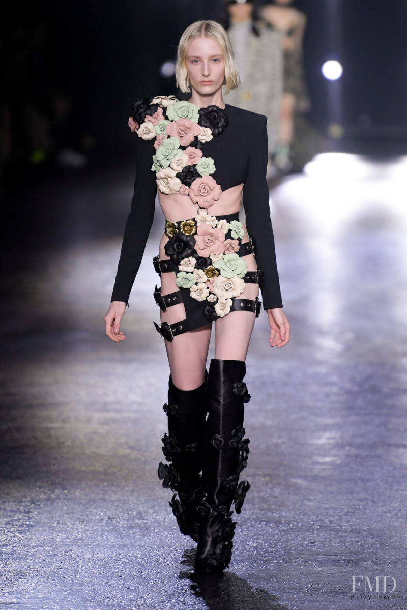 Aubrey Hill featured in  the Roberto Cavalli fashion show for Autumn/Winter 2022