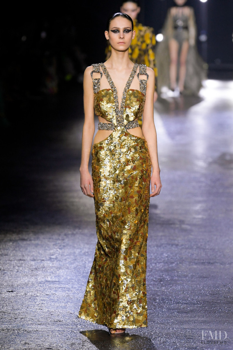 Loulou Westlake featured in  the Roberto Cavalli fashion show for Autumn/Winter 2022