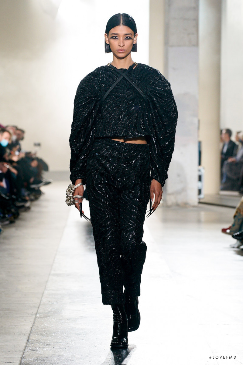 Marsella Vazquez Rea featured in  the Rochas fashion show for Autumn/Winter 2022