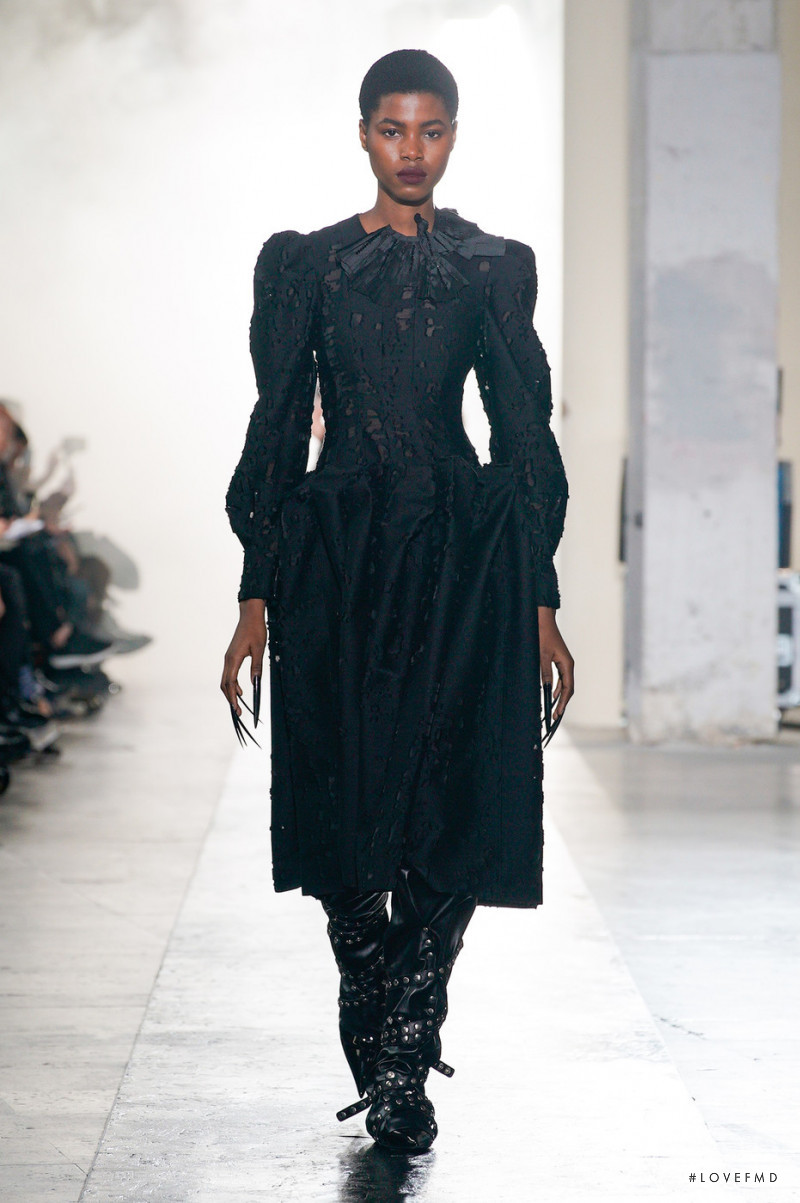 Victoria Fawole featured in  the Rochas fashion show for Autumn/Winter 2022
