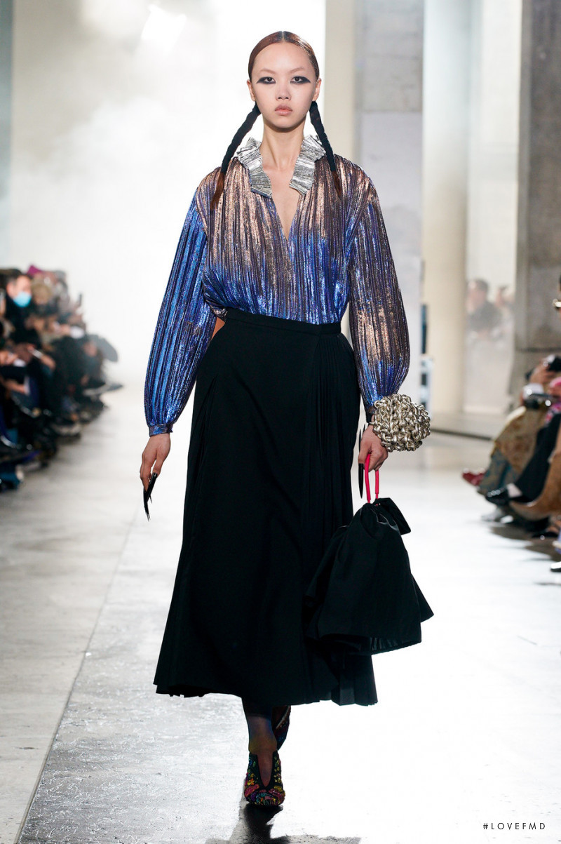 Jan Baiboon Arunpreechachai featured in  the Rochas fashion show for Autumn/Winter 2022