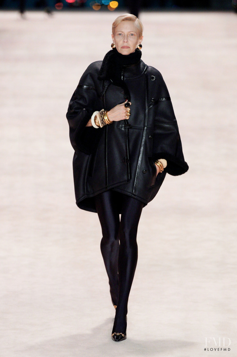 Bethany Nagy featured in  the Saint Laurent fashion show for Autumn/Winter 2022