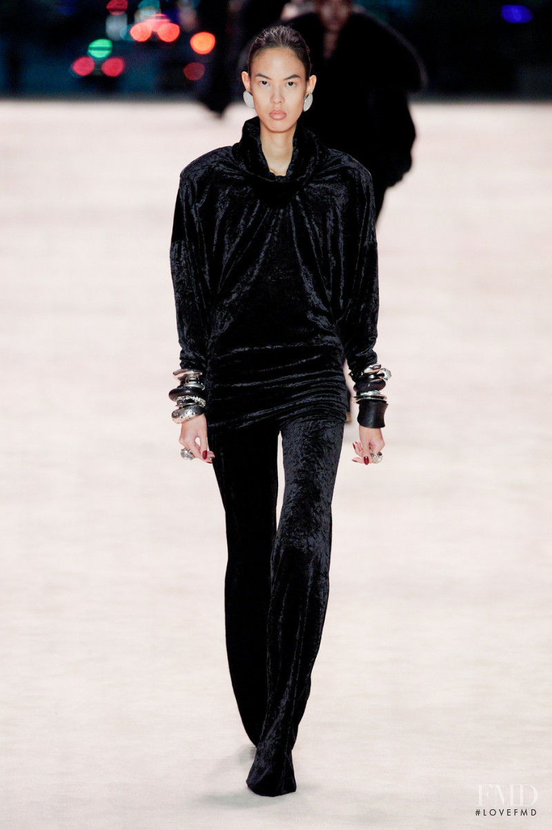 Seng Khan featured in  the Saint Laurent fashion show for Autumn/Winter 2022