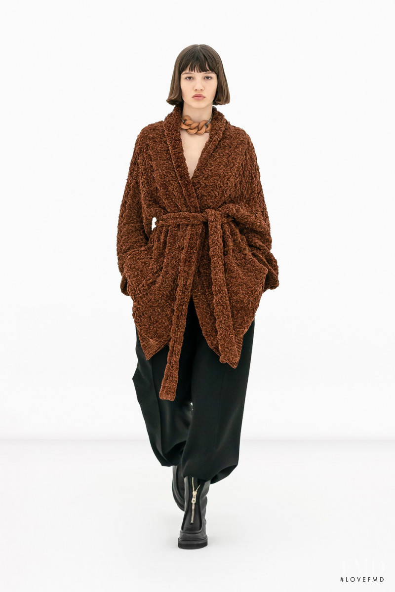Smilla Osswald featured in  the Salvatore Ferragamo fashion show for Autumn/Winter 2022