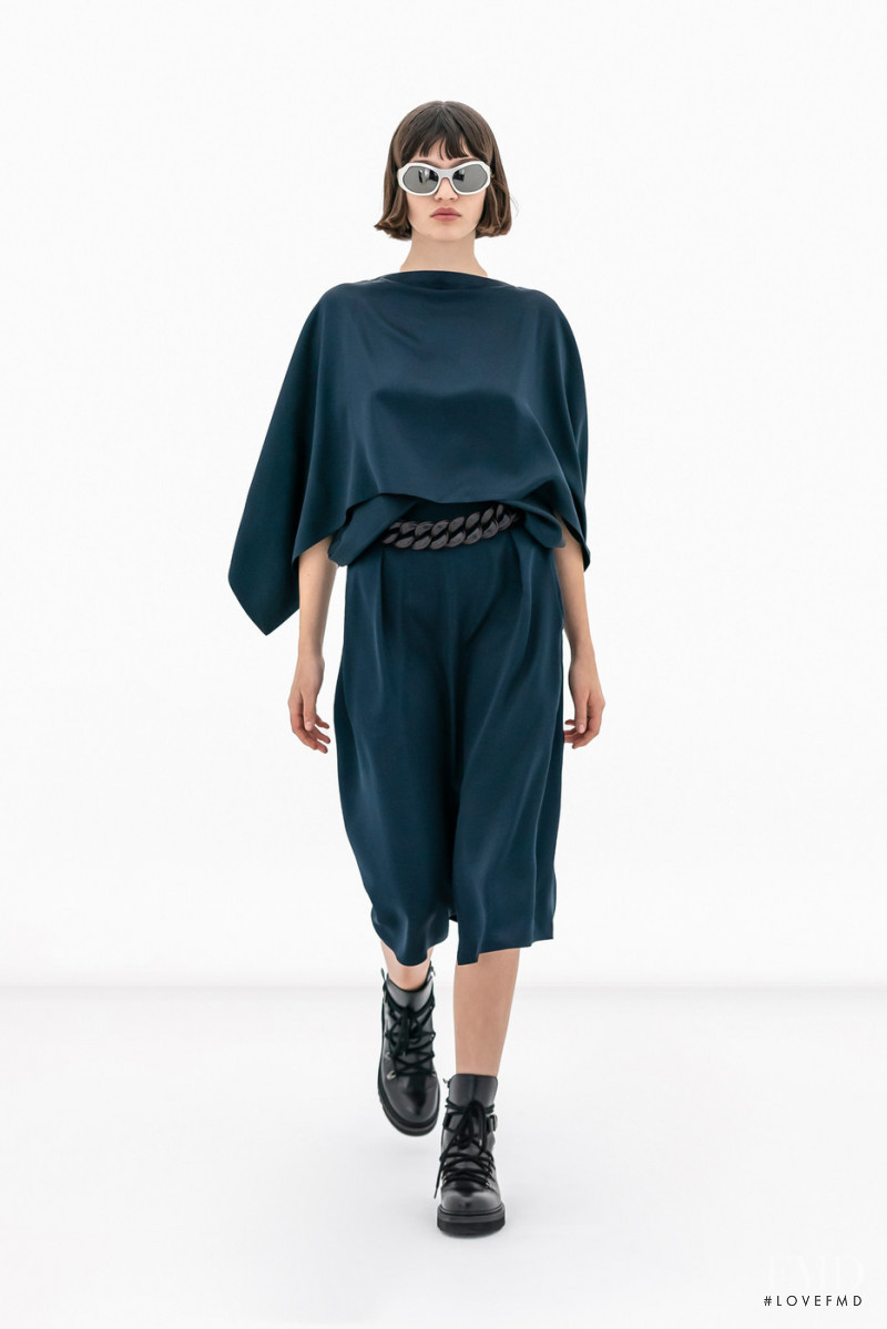 Smilla Osswald featured in  the Salvatore Ferragamo fashion show for Autumn/Winter 2022