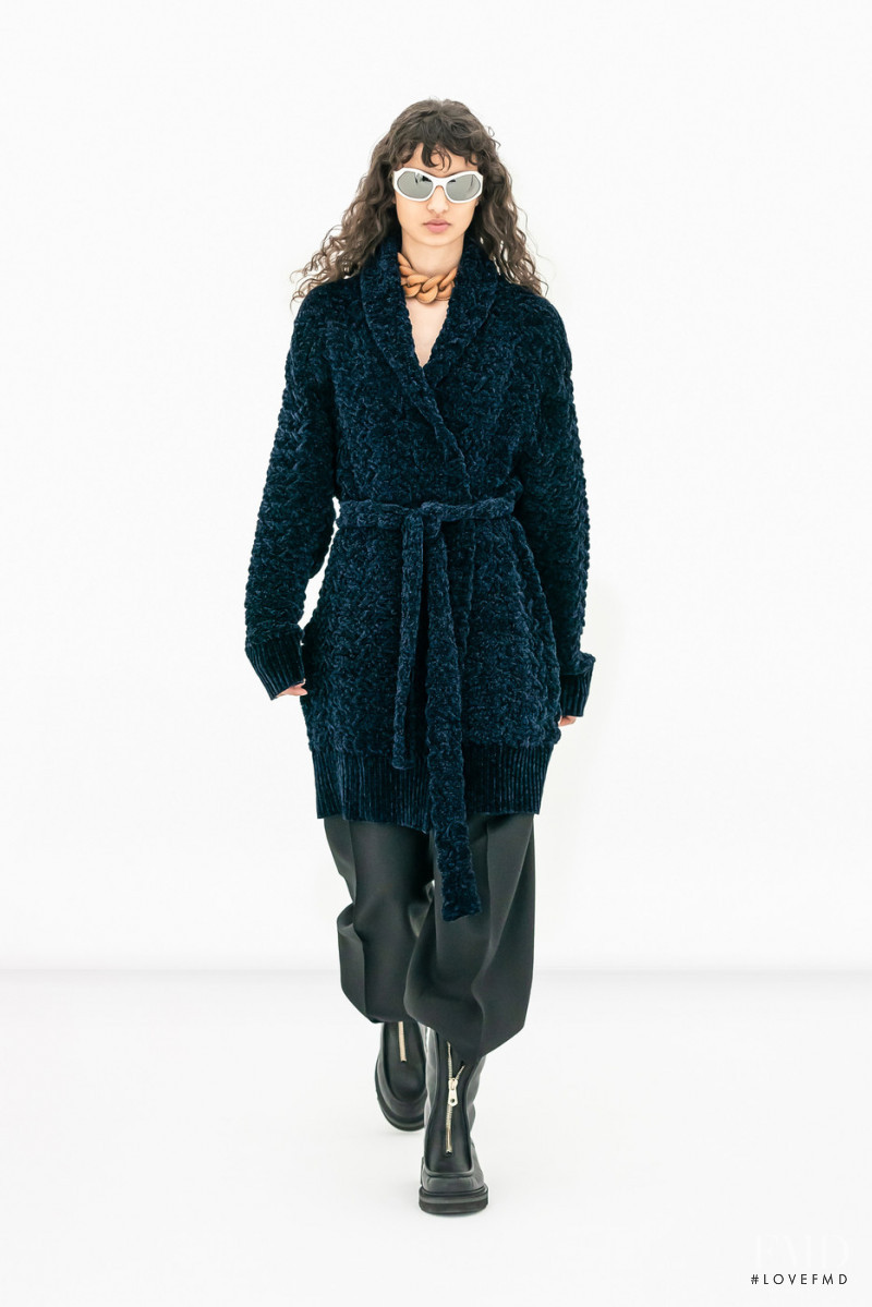 Oudey Egone featured in  the Salvatore Ferragamo fashion show for Autumn/Winter 2022