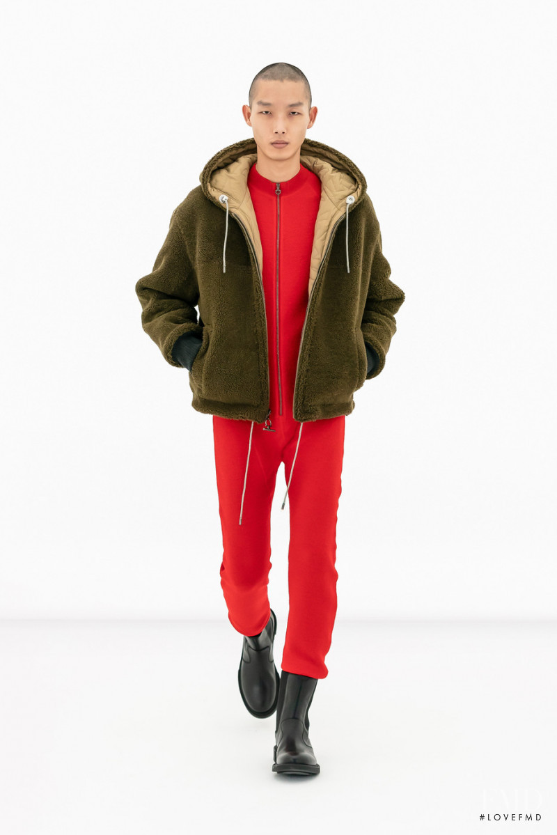 Xu Meen featured in  the Salvatore Ferragamo fashion show for Autumn/Winter 2022
