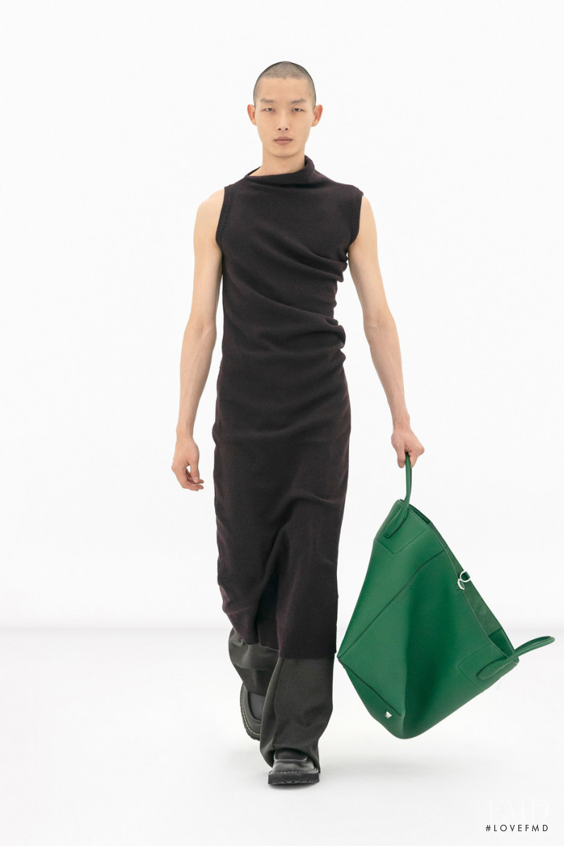 Xu Meen featured in  the Salvatore Ferragamo fashion show for Autumn/Winter 2022
