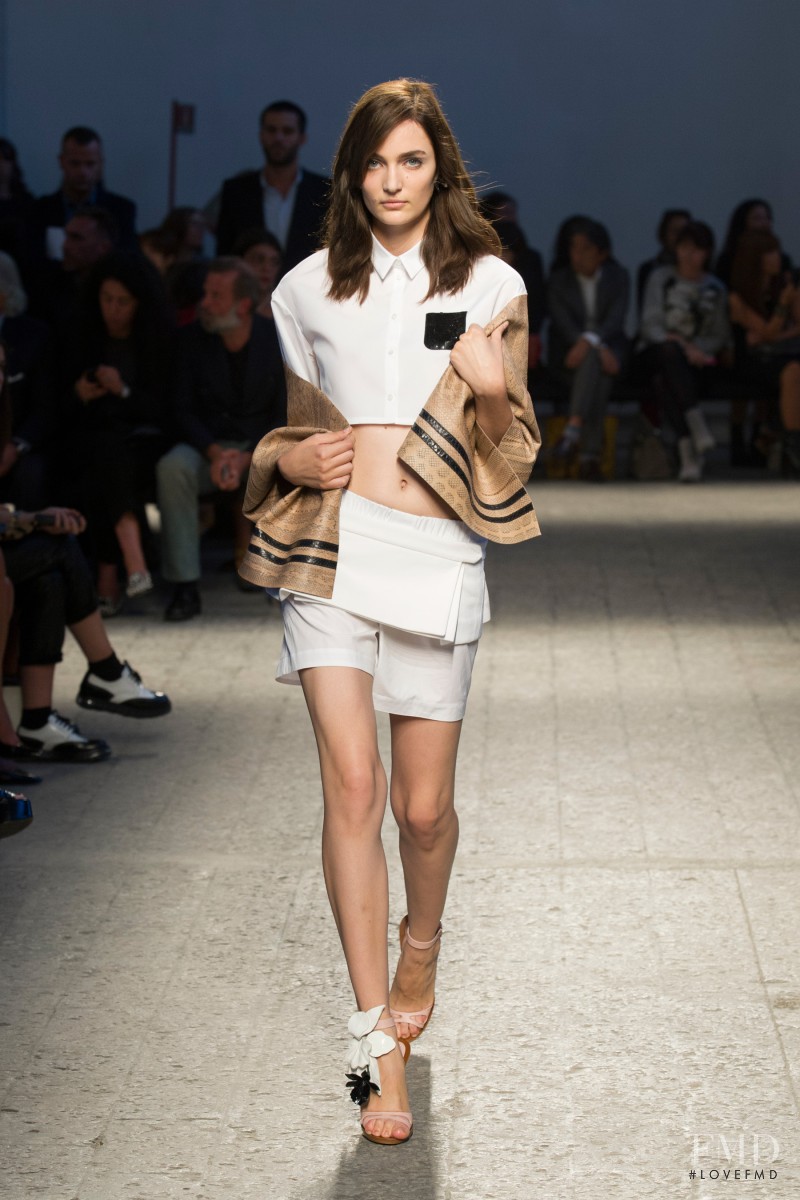 Zuzanna Bijoch featured in  the N° 21 fashion show for Spring/Summer 2014