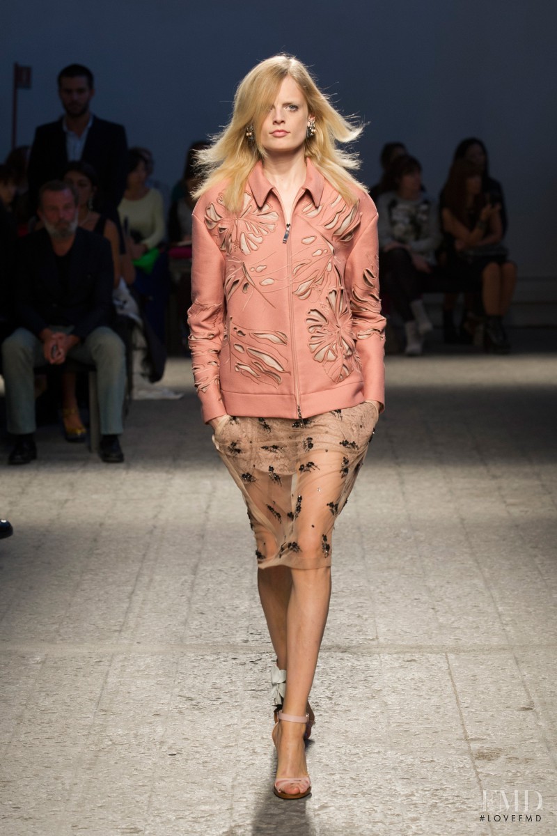 Hanne Gaby Odiele featured in  the N° 21 fashion show for Spring/Summer 2014