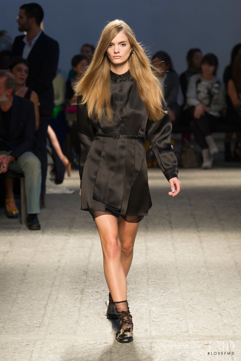 Emily Astrup featured in  the N° 21 fashion show for Spring/Summer 2014