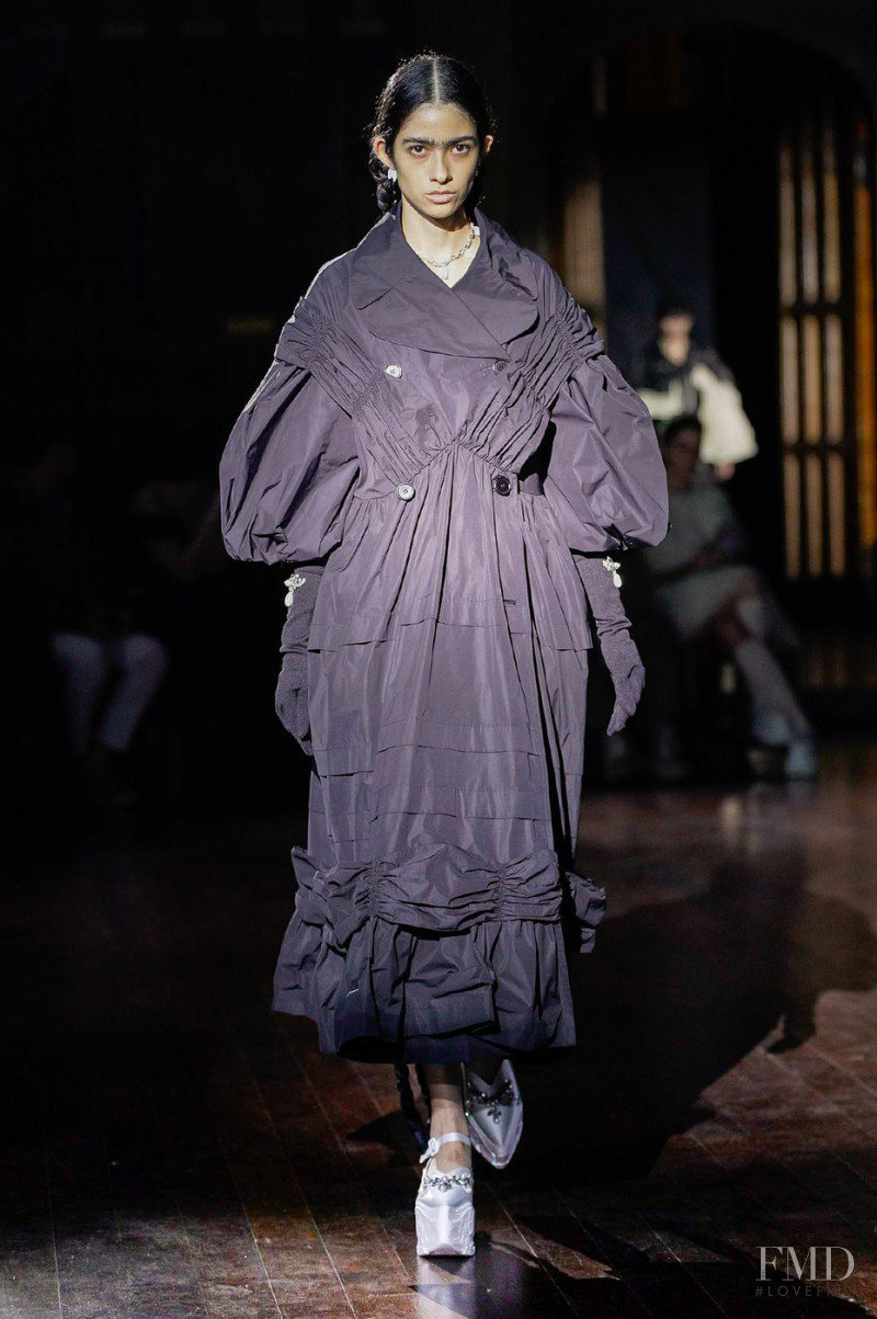 Mariana Arias featured in  the Simone Rocha fashion show for Autumn/Winter 2022