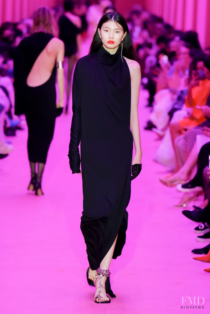 Sherry Shi featured in  the Sportmax fashion show for Autumn/Winter 2022