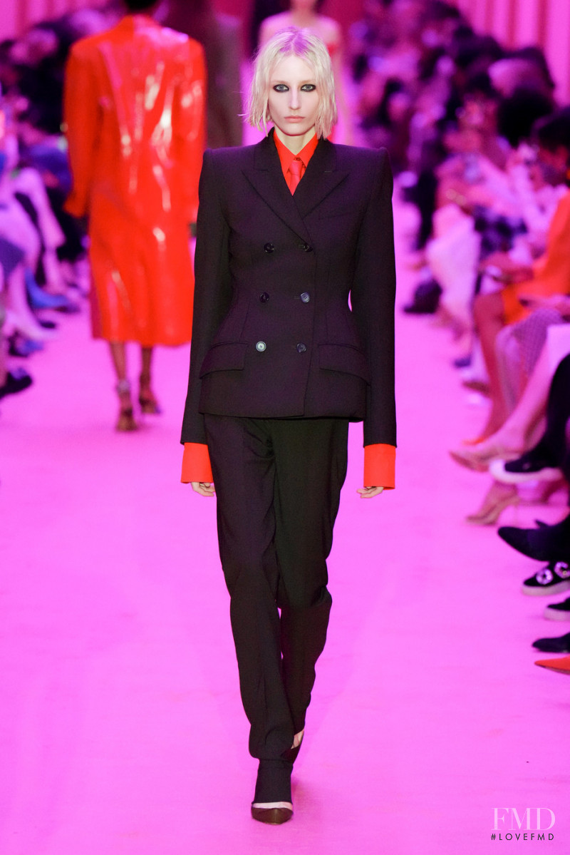 Aubrey Hill featured in  the Sportmax fashion show for Autumn/Winter 2022
