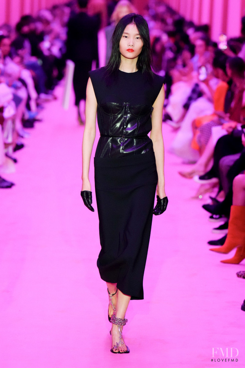Canlan Wang featured in  the Sportmax fashion show for Autumn/Winter 2022