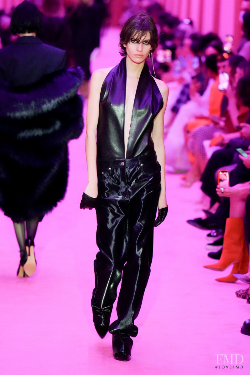 Maria Pena featured in  the Sportmax fashion show for Autumn/Winter 2022