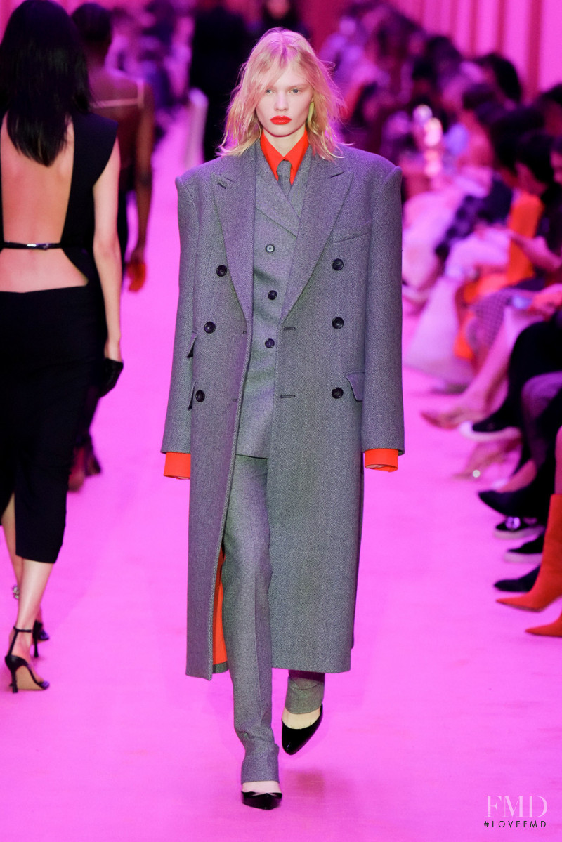 Vilma Sjöberg featured in  the Sportmax fashion show for Autumn/Winter 2022