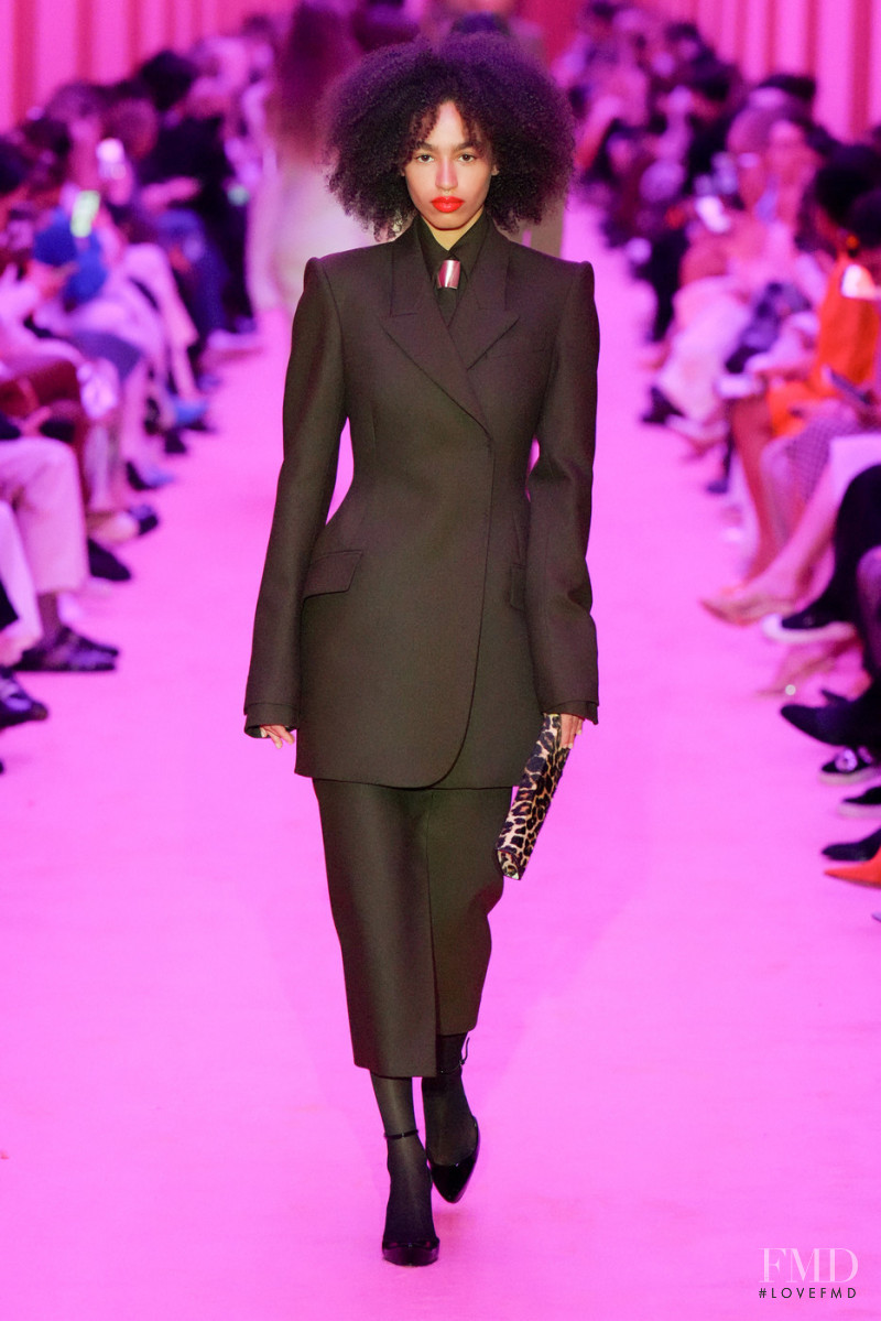 Erika Blanc featured in  the Sportmax fashion show for Autumn/Winter 2022