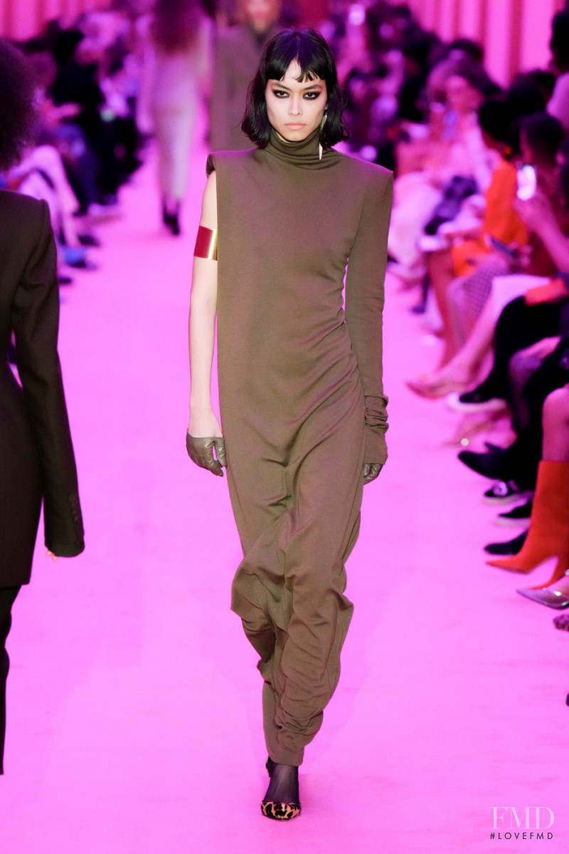 Maryel Uchida featured in  the Sportmax fashion show for Autumn/Winter 2022