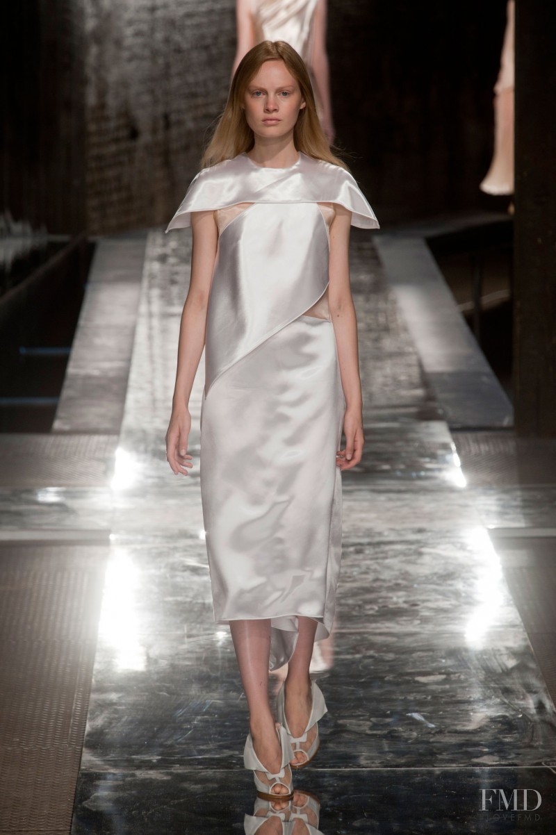 Steffi Soede featured in  the Christopher Kane fashion show for Spring/Summer 2014