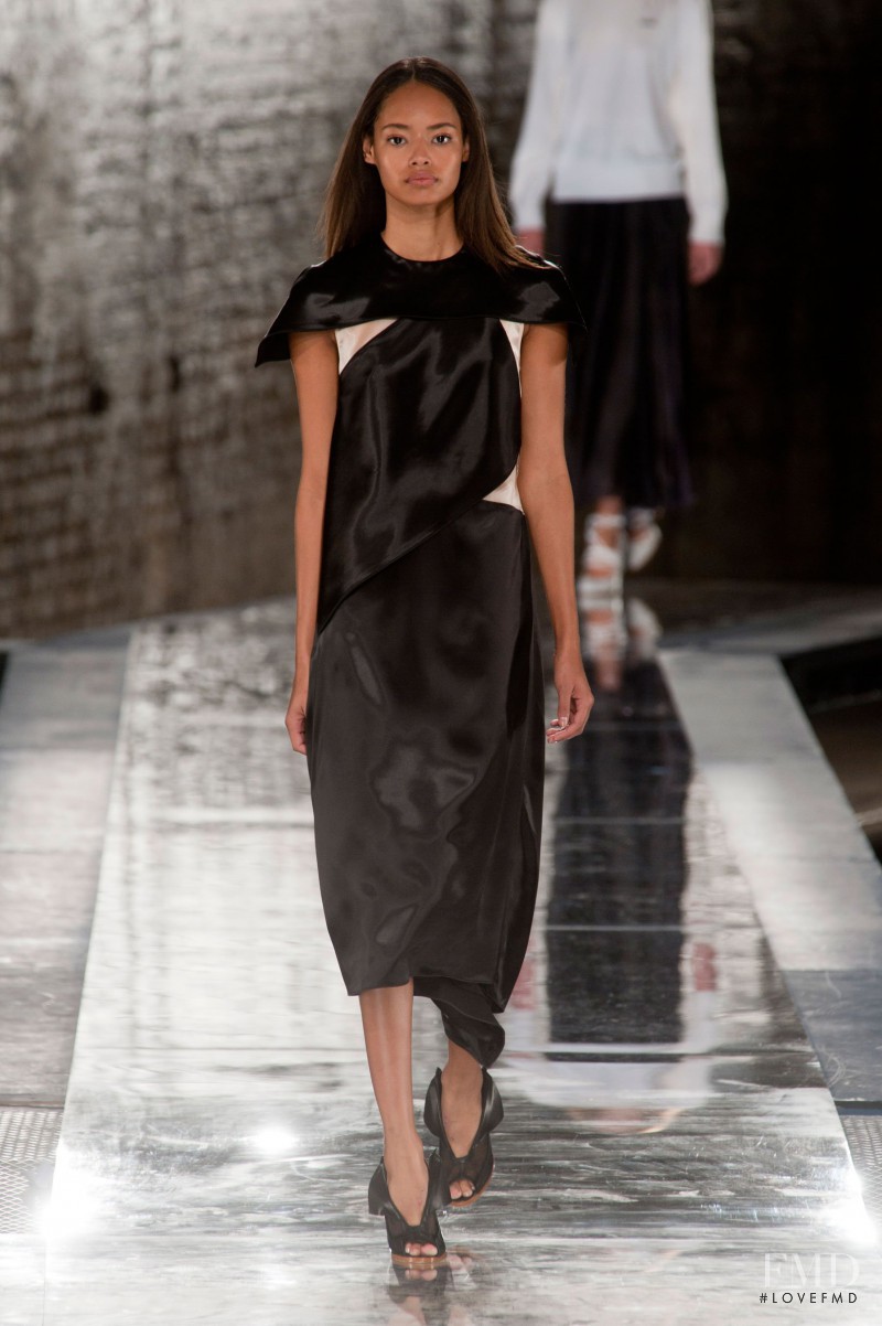 Malaika Firth featured in  the Christopher Kane fashion show for Spring/Summer 2014