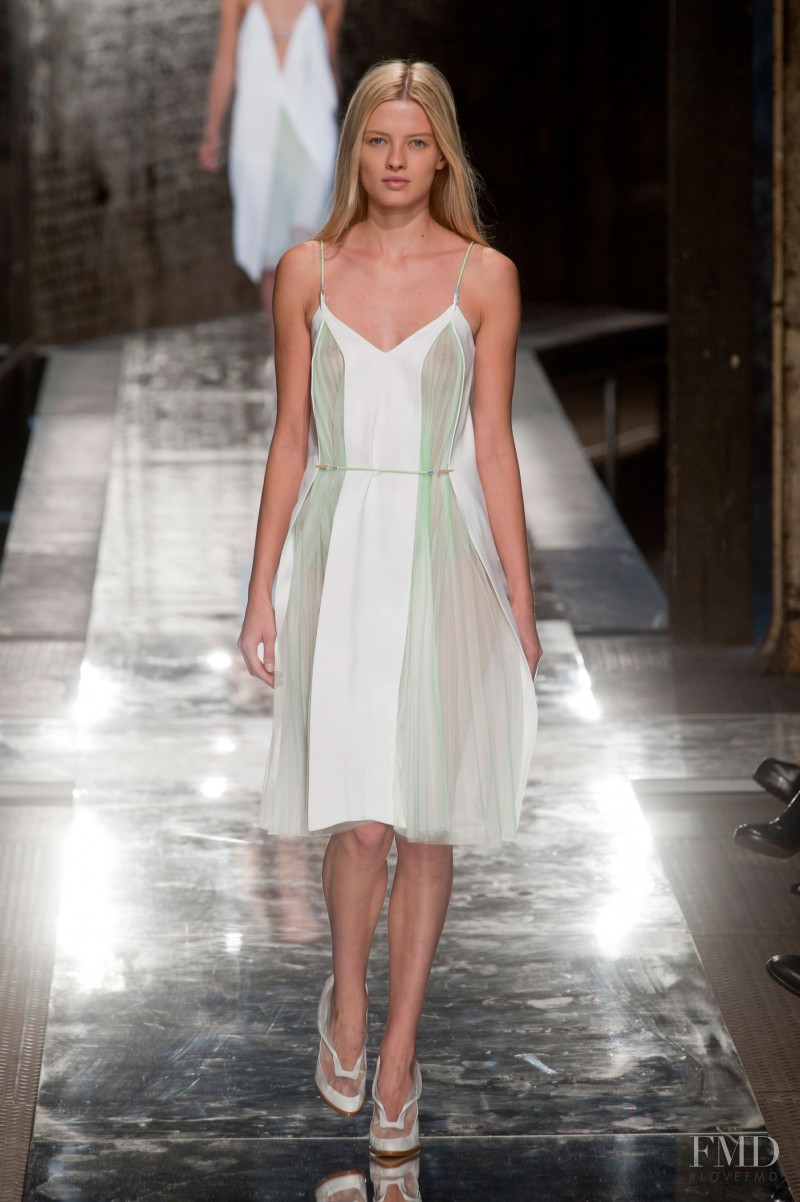 Natalia Siodmiak featured in  the Christopher Kane fashion show for Spring/Summer 2014