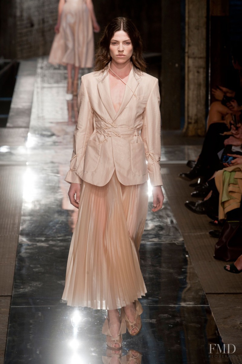 Lauren English featured in  the Christopher Kane fashion show for Spring/Summer 2014