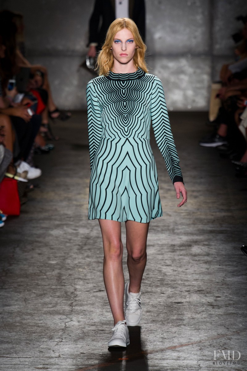 Miriam Haney featured in  the Marc by Marc Jacobs fashion show for Spring/Summer 2014