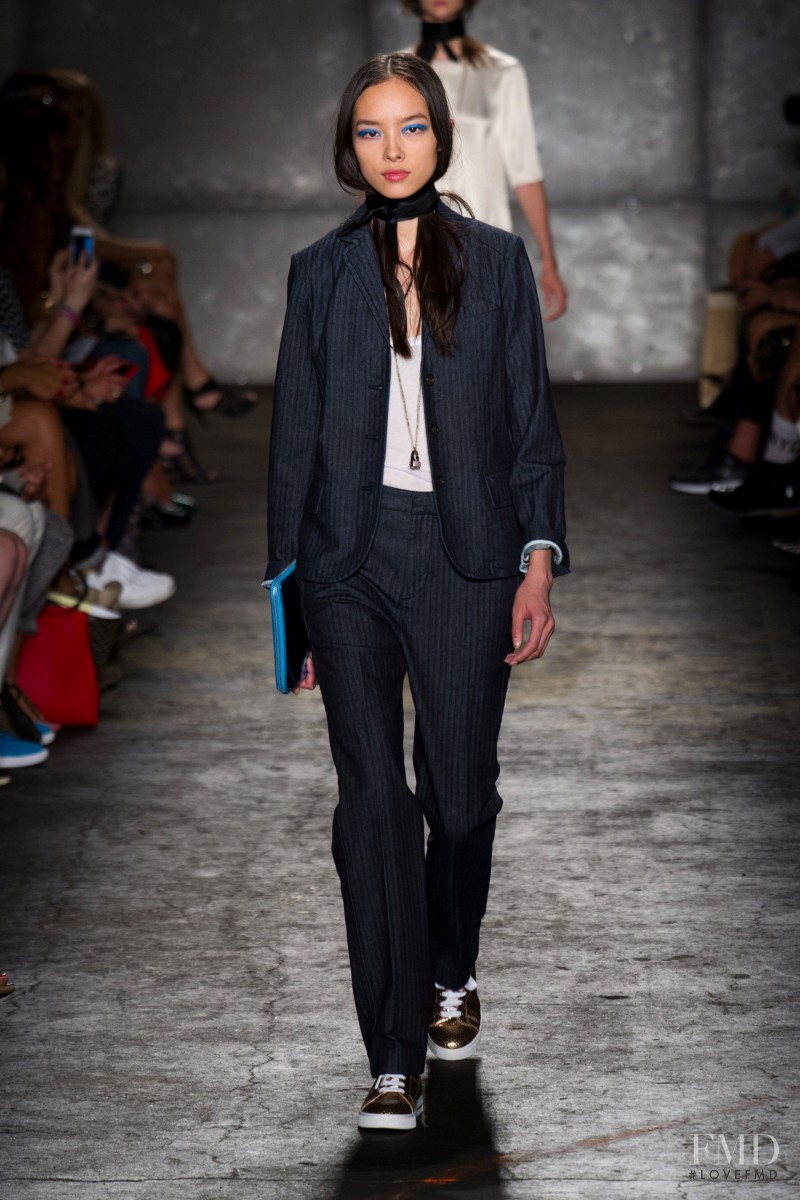 Fei Fei Sun featured in  the Marc by Marc Jacobs fashion show for Spring/Summer 2014