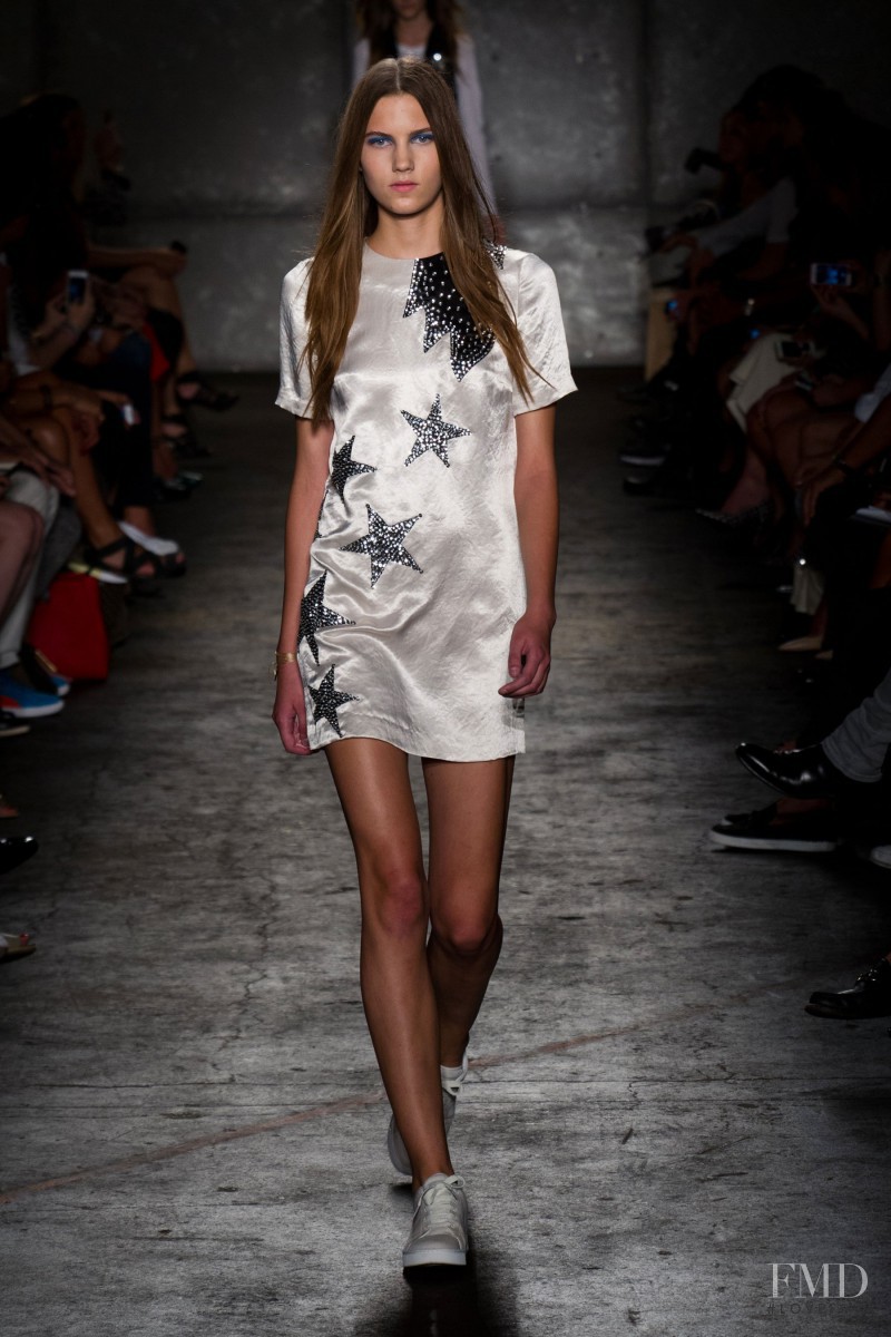 Nida Kazickaite featured in  the Marc by Marc Jacobs fashion show for Spring/Summer 2014